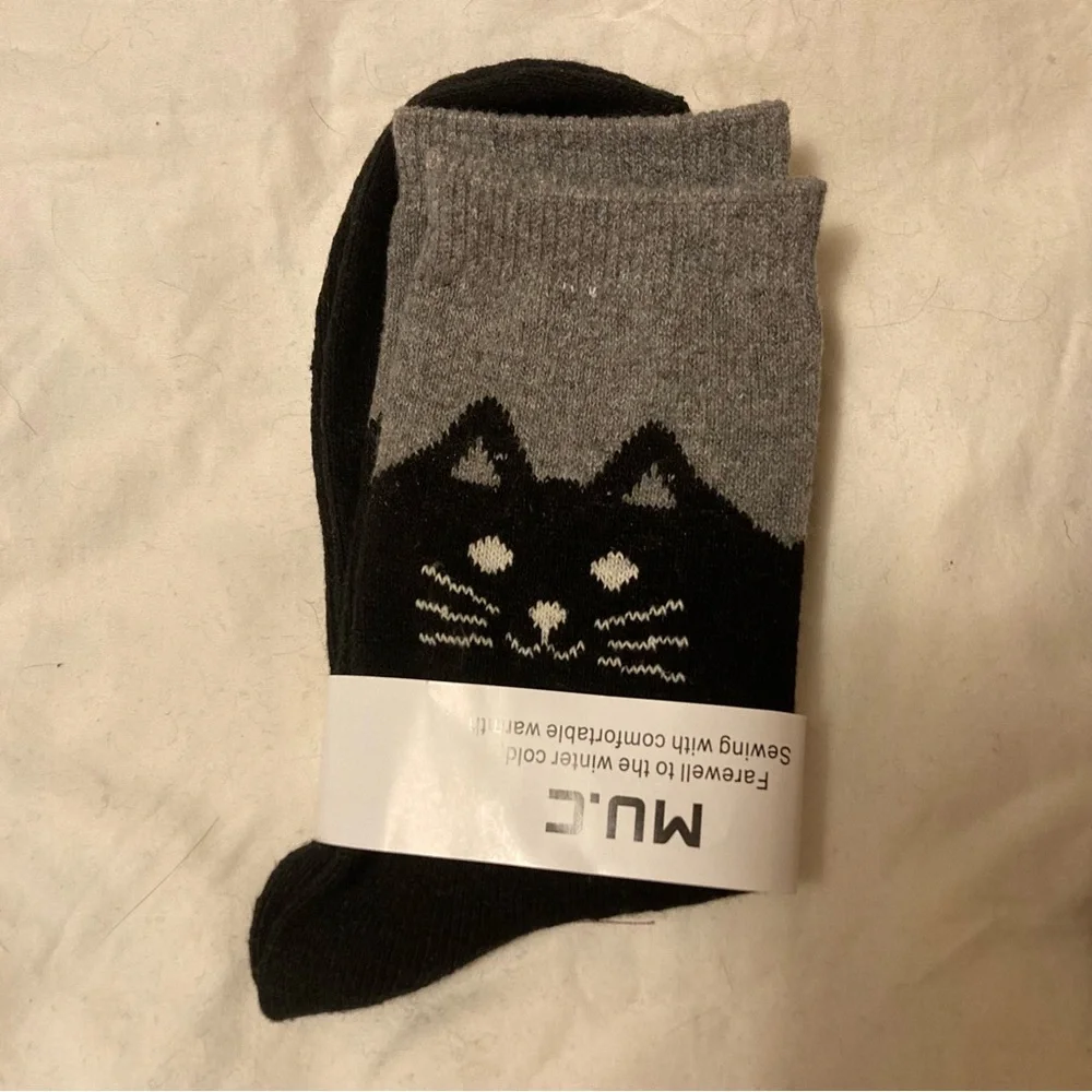 CAT SOCKS in FIVE COLORS!!!